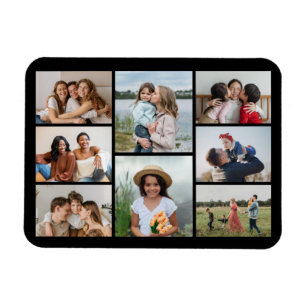 Create Your Own 8 Photo Collage  Magnet