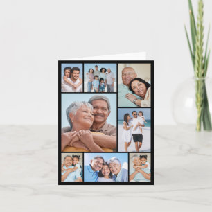 Create Your Own 8 Photo Collage  Note Card