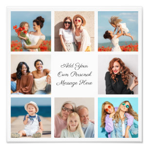 Create Your Own 8 Photo Collage Photo Enlargement