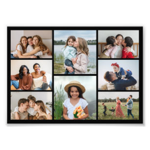 Create Your Own 8 Photo Collage Photo Enlargement Print