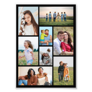 Create Your Own 8 Photo Collage Photo Enlargement Print