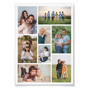 Create Your Own 8 Photo Collage Photo Enlargement Print