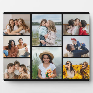 Create Your Own 8 Photo Collage Plaque