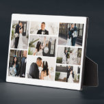 Create Your Own 8 Photo Collage Plaque<br><div class="desc">Introducing the perfect way to display your cherished memories in style - the Photo Collage Plaque! This stunning plaque allows you to showcase your custom photos in a unique and beautiful way. Imagine having a beautiful collage of your family, friends, and vacation photos hanging in your home or office. You...</div>