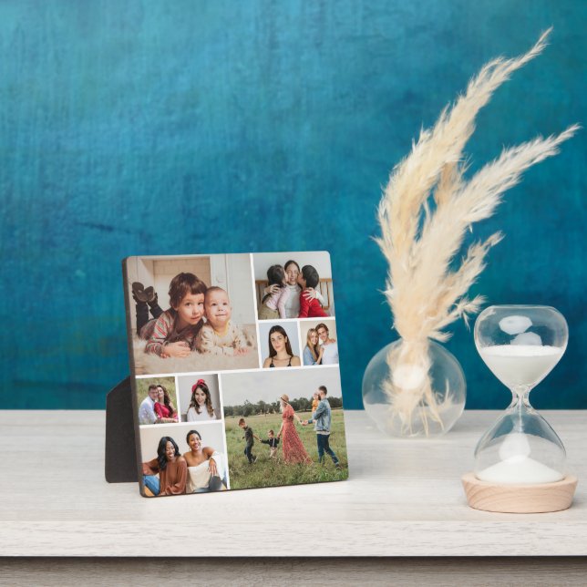 Create Your Own 8 Photo Collage Plaque (Insitu)