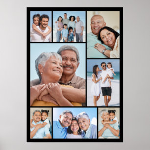 Create Your Own 8 Photo Collage  Poster