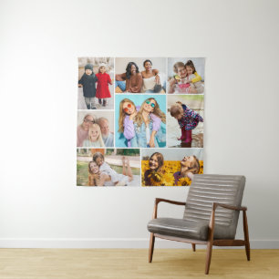 Create Your Own 8 Photo Collage Tapestry
