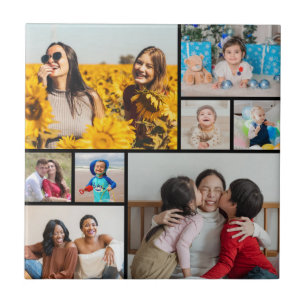 Create Your Own 8 Photo Collage Tile
