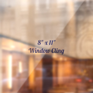 Create Your Own 8" x 11" Custom Cut Window Cling