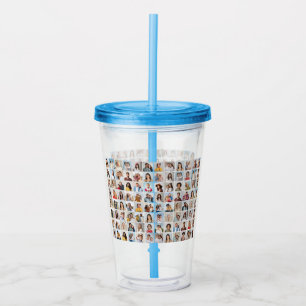 Create Your Own 96 Photo Collage Acrylic Tumbler