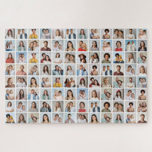 Create Your Own 96 Photo Collage Jigsaw Puzzle