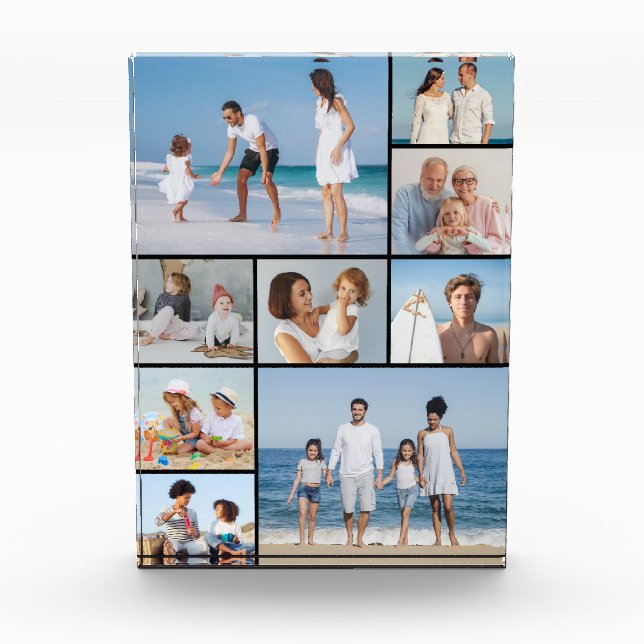 Create Your Own 9 Photo Collage Block (Front)