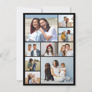 Create Your Own 9 Photo Collage  Card