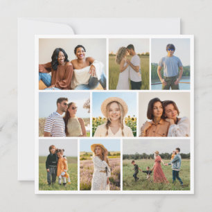 Create Your Own 9 Photo Collage Card
