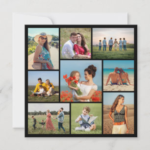 Create Your Own 9 Photo Collage Card