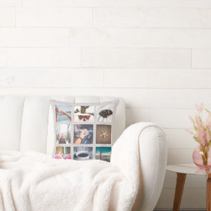 Create Your Own 9 Photo Collage Instagram Pillow