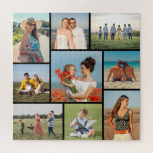 Create Your Own 9 Photo Collage Jigsaw Puzzle