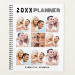 Create Your Own 9 Photo Collage Personalized 2023 Planner<br><div class="desc">Modern 9 photo template to design a special family events planner.</div>