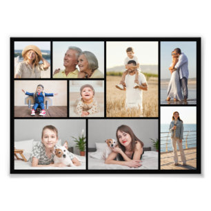 Create Your Own 9 Photo Collage Photo Enlargement