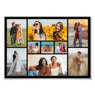Create Your Own 9 Photo Collage Photo Enlargement Print