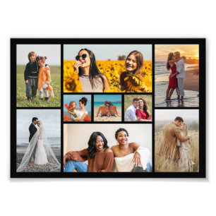 Create Your Own 9 Photo Collage Photo Enlargement Print