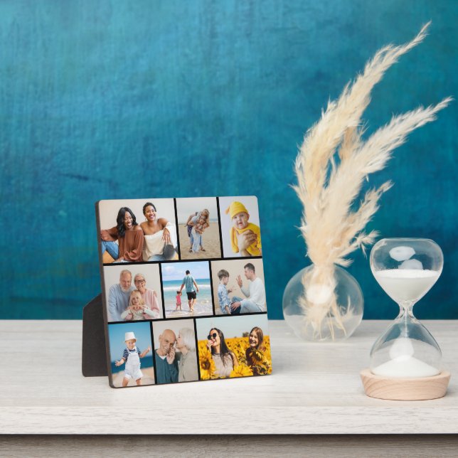 Create Your Own 9 Photo Collage Plaque (Insitu)