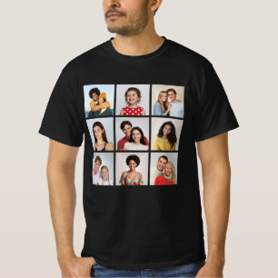 Create Your Own 9 Photo Collage T-Shirt
