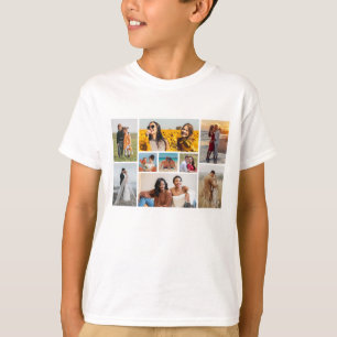 Create Your Own 9 Photo Collage T-Shirt