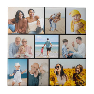 Create Your Own 9 Photo Collage Tile