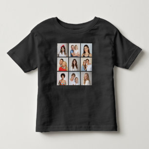 Create Your Own 9 Photo Collage Toddler T-shirt