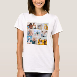 Create Your Own 9 Photo Collage Women's T-Shirt