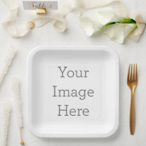 Create Your Own 9" Square Paper Plate