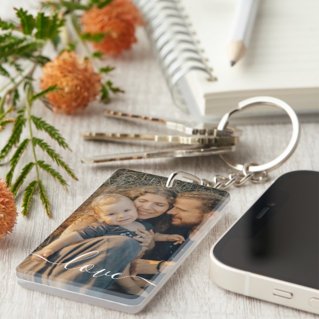 Create Your Own Acrylic Photo Keychain (Front Right)