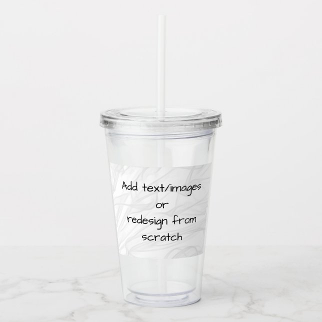 Create Your Own! Acrylic Tumbler (Front)