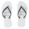 Create Your Own Adult Black Strapped Flip Flops