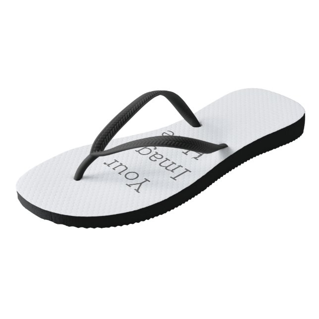 Adult Flip Flops, Slim Straps (Angled)