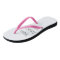 Create Your Own Adult Black Strapped Flip Flops