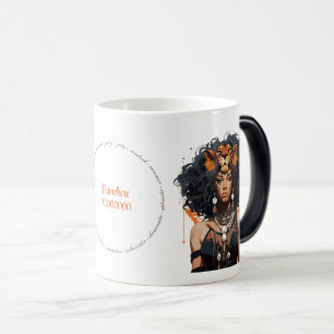 Create Your Own African American Queen Leo Magic Mug