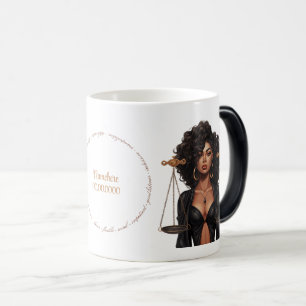 Create Your Own African American Queen Libra Magic Mug