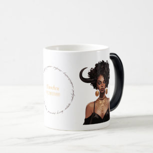 Create Your Own African American Queen Taurus Magic Mug