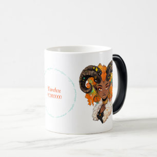 Create Your Own African American Woman Aries Magic Mug