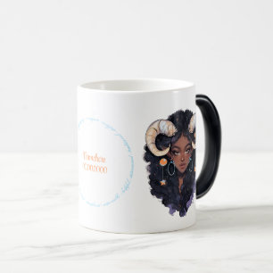 Create Your Own African American Woman Capricorn Magic Mug