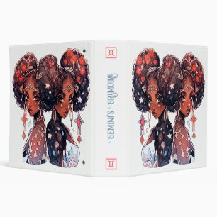 Create Your Own African American Woman Gemini Binder