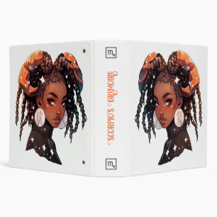 Create Your Own African American Woman Scorpio Binder