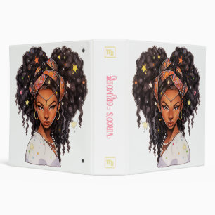 Create Your Own African American Woman Virgo Binder