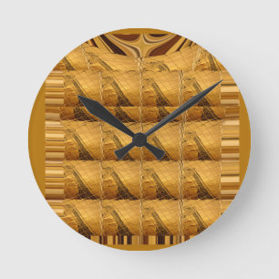 Create your own African Giraffe Beautiful Amazing Round Clock