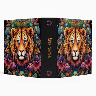 Create Your Own African Lion Totem Animal Binder