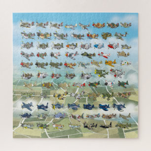 create your own airplane caricature jigsaw puzzle