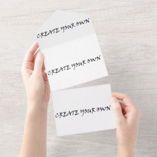 Create your own all in one invitation