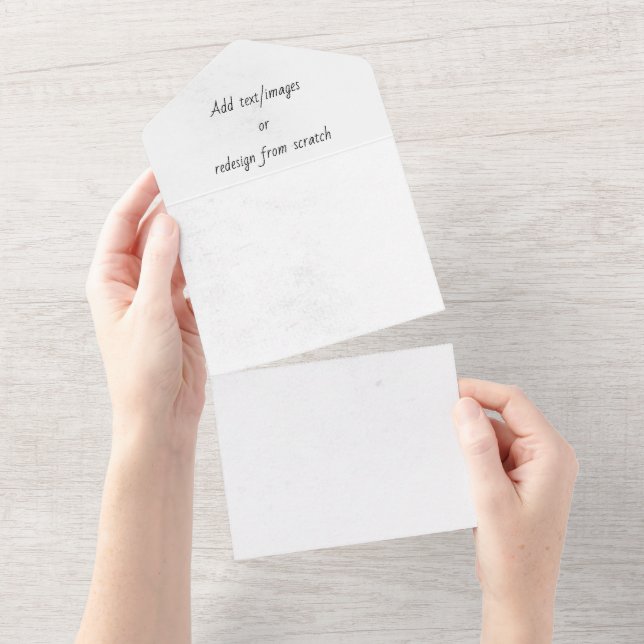 Create Your Own All In One Invitation (Tearaway)